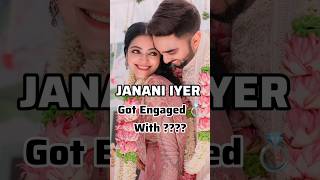 Shocking News Janani Iyer Got Engaged With ?