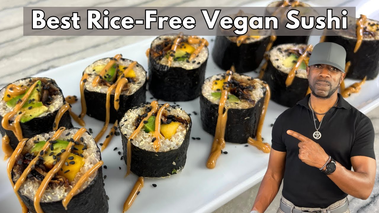 Лучшие веганские суши без риса — просто!