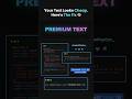 Animated Gradient Text Effect ✨ | HTML CSS #shorts
