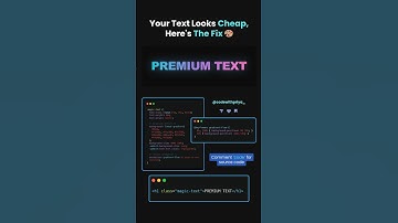 Animated Gradient Text Effect ✨ | HTML CSS #shorts
