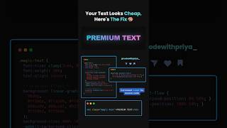 Animated Gradient Text Effect ✨ | HTML CSS #shorts