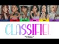 OH MY GIRL (오마이걸) - 'Classified' (Color Coded Lyrics)
