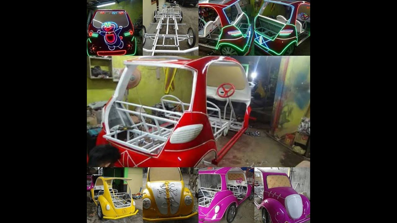 Mobil Gowes Bentuk Vw Pembuatanyamp4 YouTube