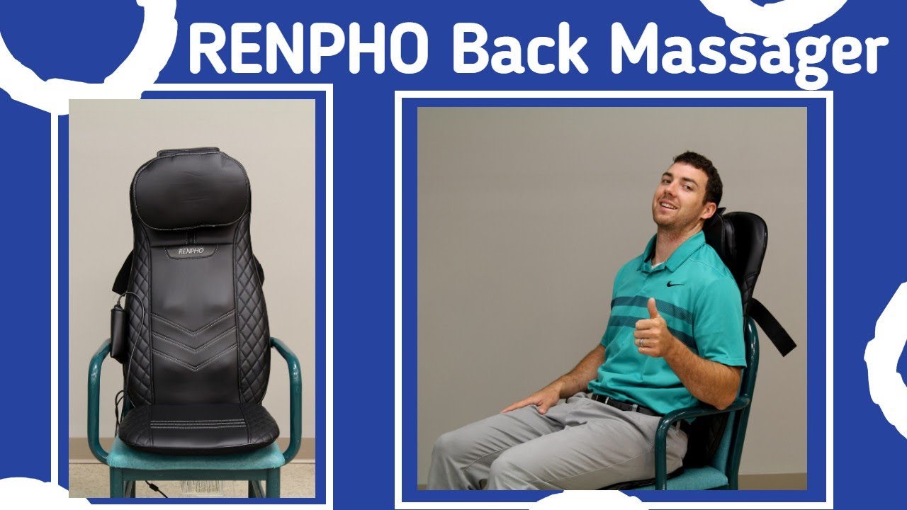 Renpho Back Massager with Heat Chair Massage Pad Shiatsu and