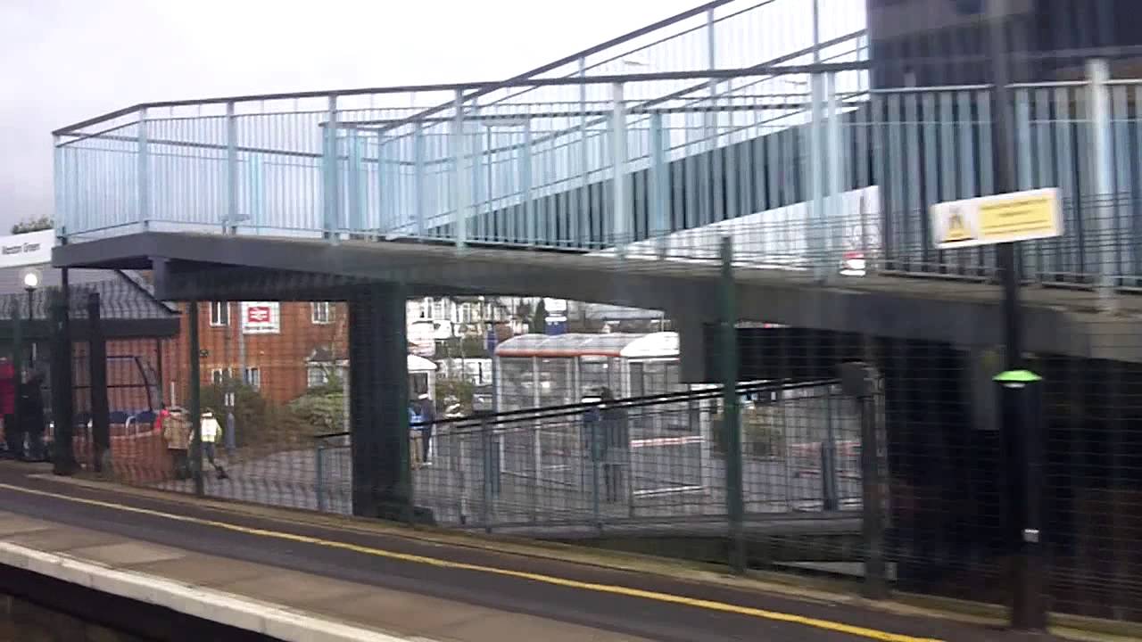 Marston Green Station - arrival and departure onboard
