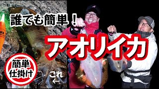 誰でも簡単！アオリイカ釣り!