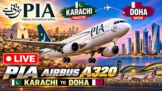 Download lagu π΄ LIVE PIA Airbus 320βοΈ Karachi π΅π° to Doha πΆπ¦ | Epic Flight Journey LIVE!