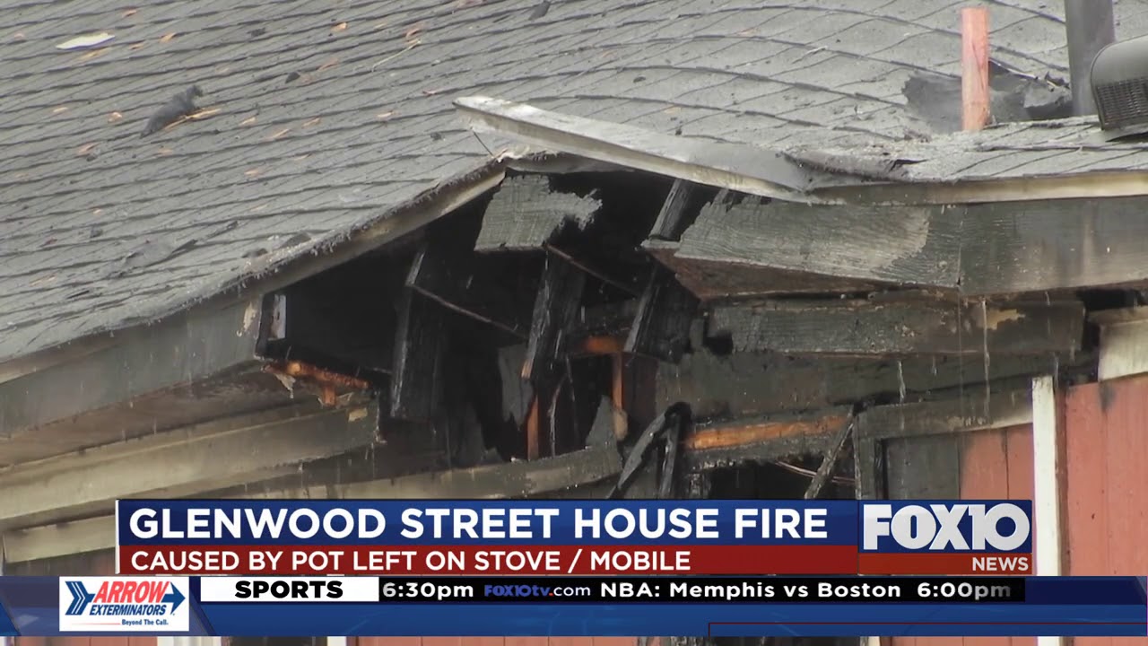 Unattended food on stove starts house fire YouTube