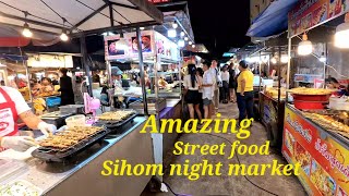 Amazing Lao street food in Vientiane @ Sihom night Market