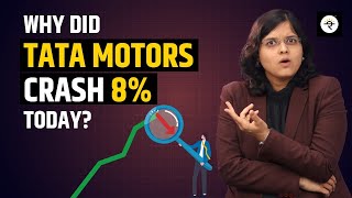 Tata Motors Stock Down by 8 Percent | CA Rachana Ranade