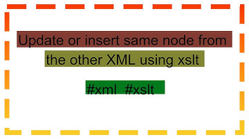 Update or insert same node from the other XML using xslt