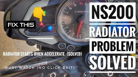 BAJAJ PULSAR NS200 RADIATOR MALFUNCTION PROBLEM SOLVED COMPLETELY IN THIS VIDEO|MUST WATCH|