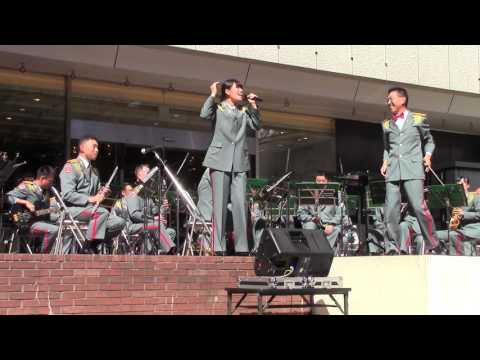 【吹奏楽】自衛官が歌う「愛を込めて花束を（Superfly）」 －陸上自衛隊第1音楽隊
