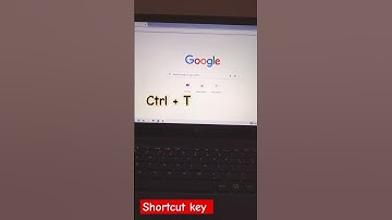 Thumbnail of What is the shortcut key to open new tab in google chrome?
