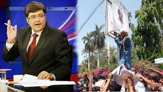 The Newshour  Versus: 'I removed Modi's posters':  Madhusudan Mistry (3rd April)
