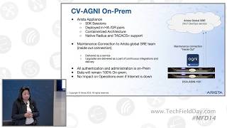 83 Arista CV AGNI On Premise Architecture & Demo
