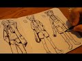 Rabiscando roupas para minha oc | Desenhe comigo