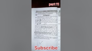 Class 12 English Solved Past paper 2016 Group 2 Part 11.