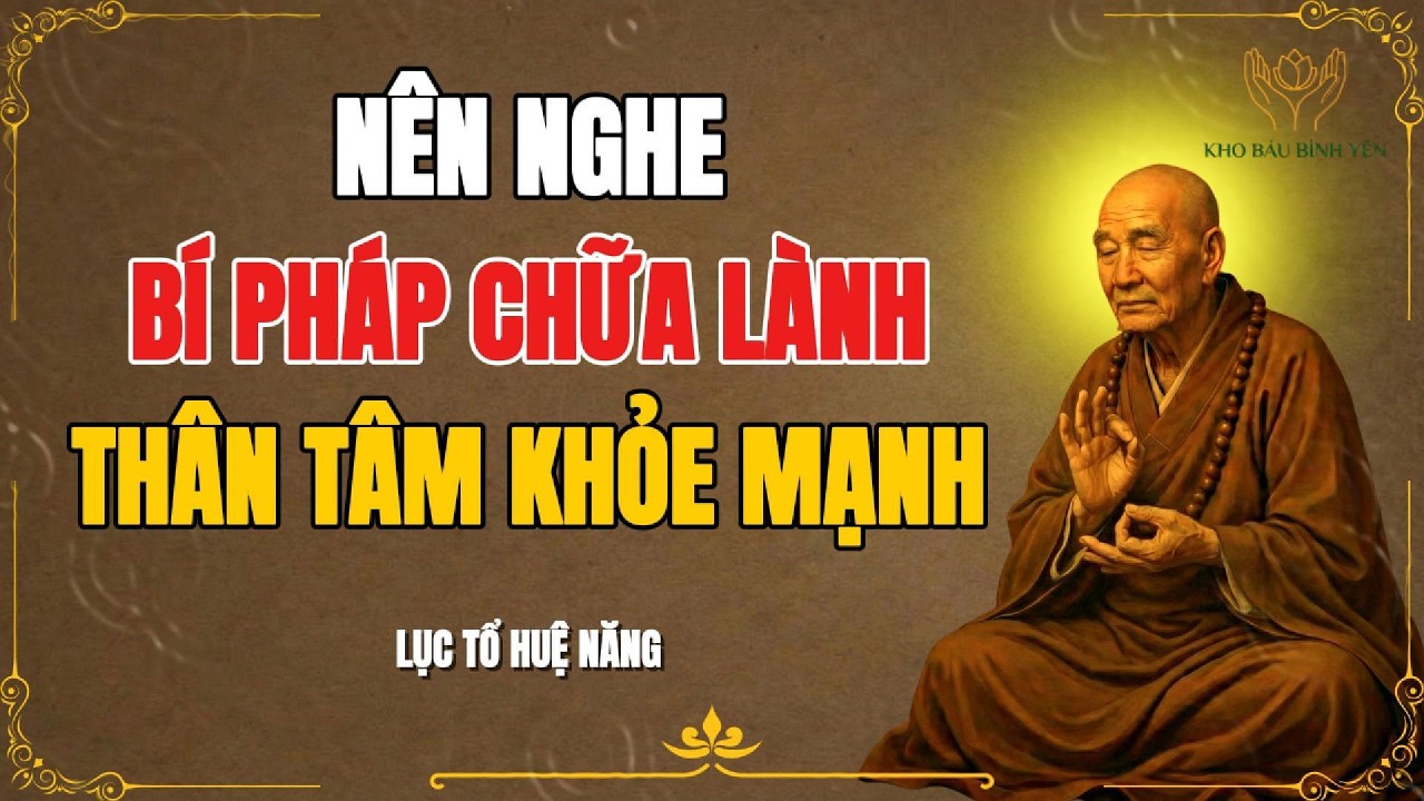 LỤC TỔ HUỆ NĂNG - Bí quyết nghe Pháp để hết bệnh và tự chữa lành tâm thân hiệu quả.