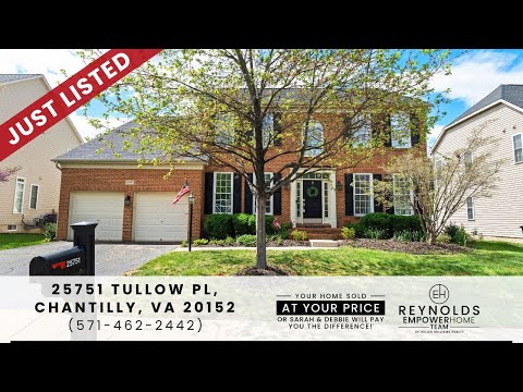25751 Tullow Place, Chantilly, VA home video tour