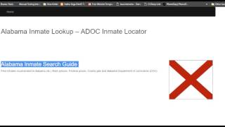 Alabama Inmate Search Guide