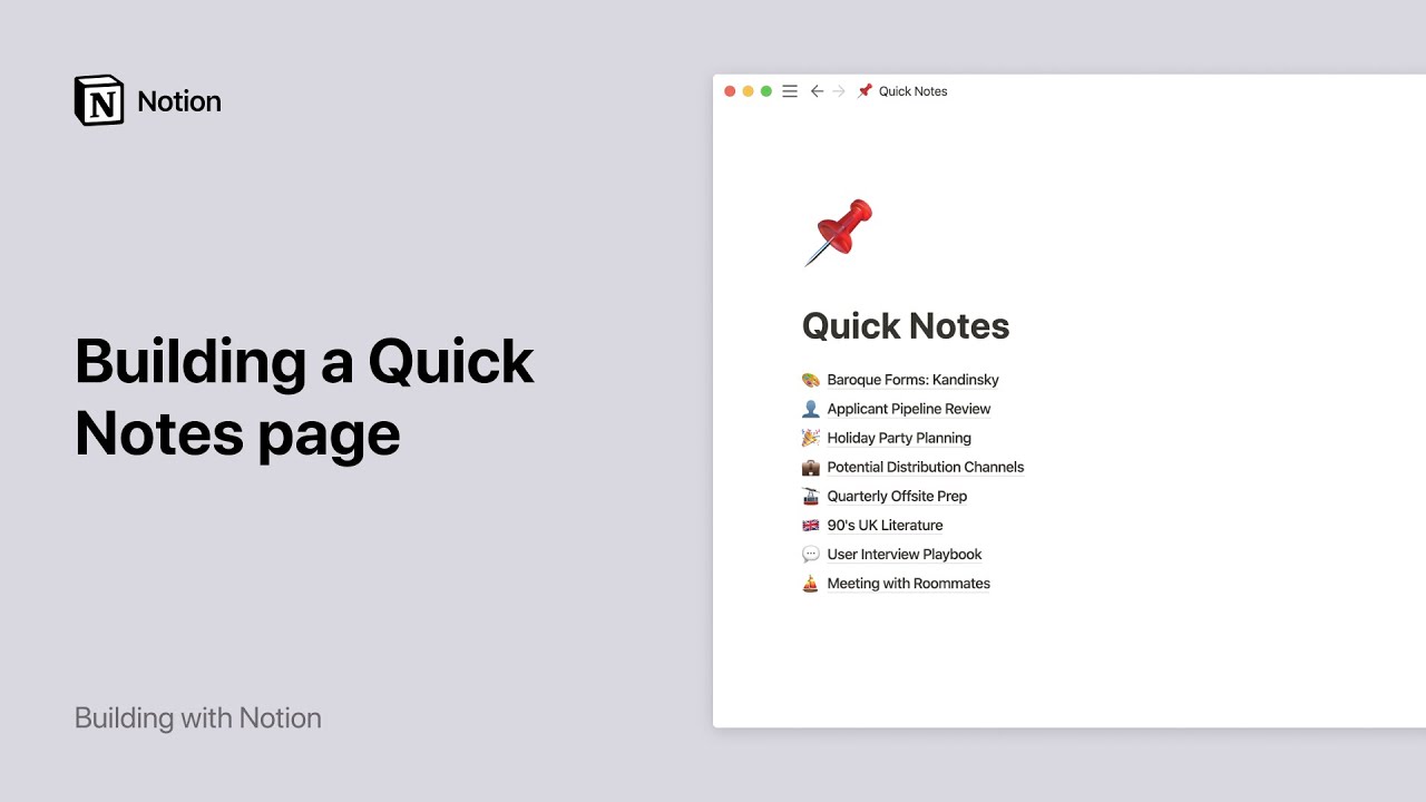 Note-taking  Notion Template