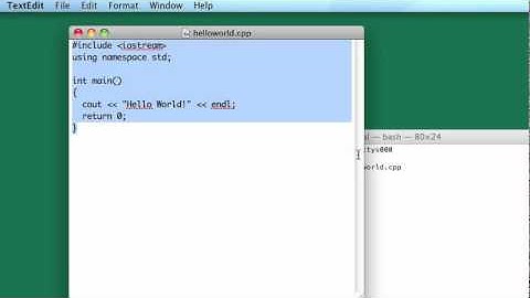 C++ Basic Skills: 01 - Hello World