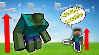 mutant zombie mod in minecraft pe || mutant zombie mod for minecraft pe in hindi 2021 screenshot 1