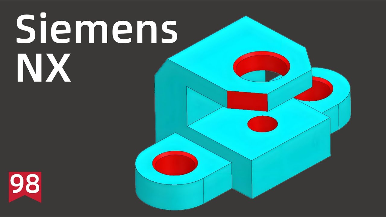 Siemens NX Tutorial for beginners,basic model exercise -98