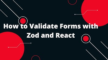 🔒 React Form Validation Made Easy with Zod! | Step-by-Step Guide 🛠️