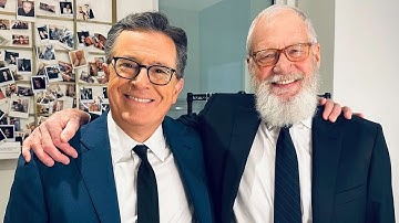 David Letterman shades former network in video amid Stephen Colbert cancellation: 