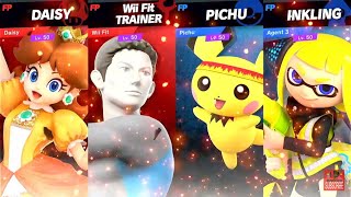 Super Smash Bros Ultimate Amiibo Fights Request #26162 Daisy & Wii Fit vs Pichu & Agent 3