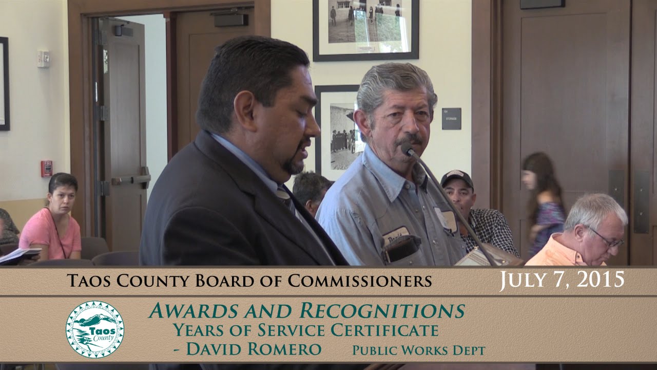 Taos County Board of Commissioners Regular Meeting July 7, 2015 YouTube