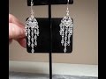 DIY~Gorgeous Chandelier Earrings Using Premade Rosary Chain!