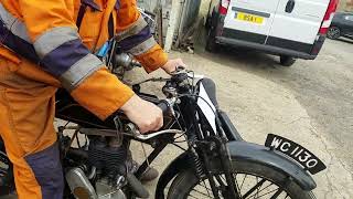1928 Sunbeam Model 6 500cc at Andy Tiernans #08638SBM