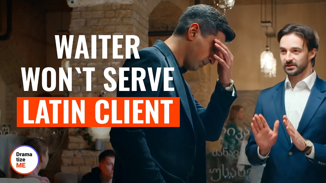 WAITER WON`T SERVE LATIN CLIENT | @DramatizeMe | ข้อมูลล่าสุดเกี่ยวกับserve แปล