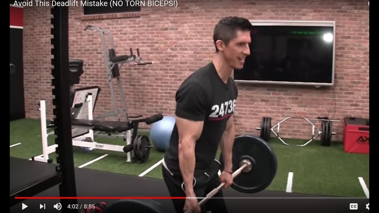 athletenschmiede Re: Athlean-X Avoid This Deadlift Mistake (NO TORN BICEPS)!