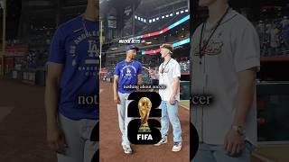 Mookie Betts does NOT know soccer…⚽️🤯 #shorts