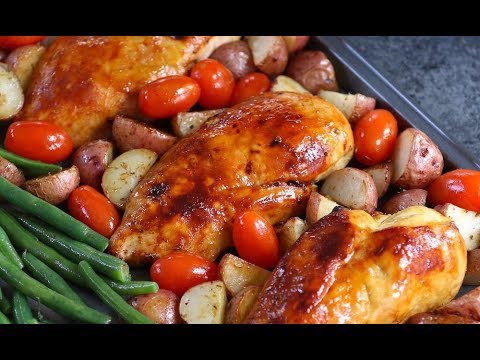 Sheet Pan Chicken With Veggies