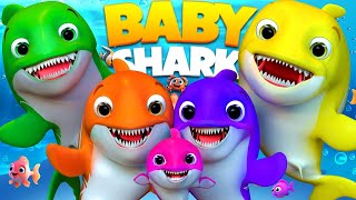 Baby Shark, Wheels on the Bus - Baby songs - Nursery Rhymes & Kids Songs