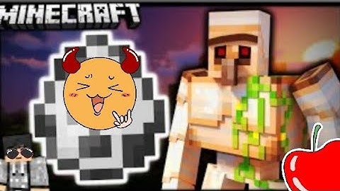 How to make a iron golem spawn egg in MCPE|Android video