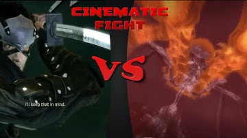 [Cinematic Fight] Ninja vs Mutated Gigantic Spider (Ninja Blade)