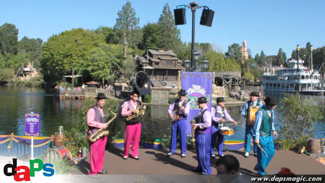 01. Jambalaya Jazz Band "New Orleans Bayou Bash" Disneyland YouTube