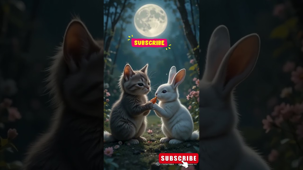 Tiny Cat’s Secret Bunny Girlfriend 🐱💌🐰