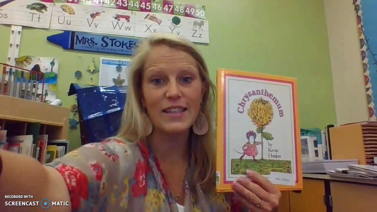 Read Aloud with Mrs. Stokes Chrysanthemum YouTube