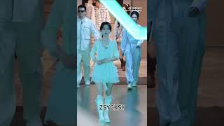 meng jie at keep running set 🩵🩵🩵