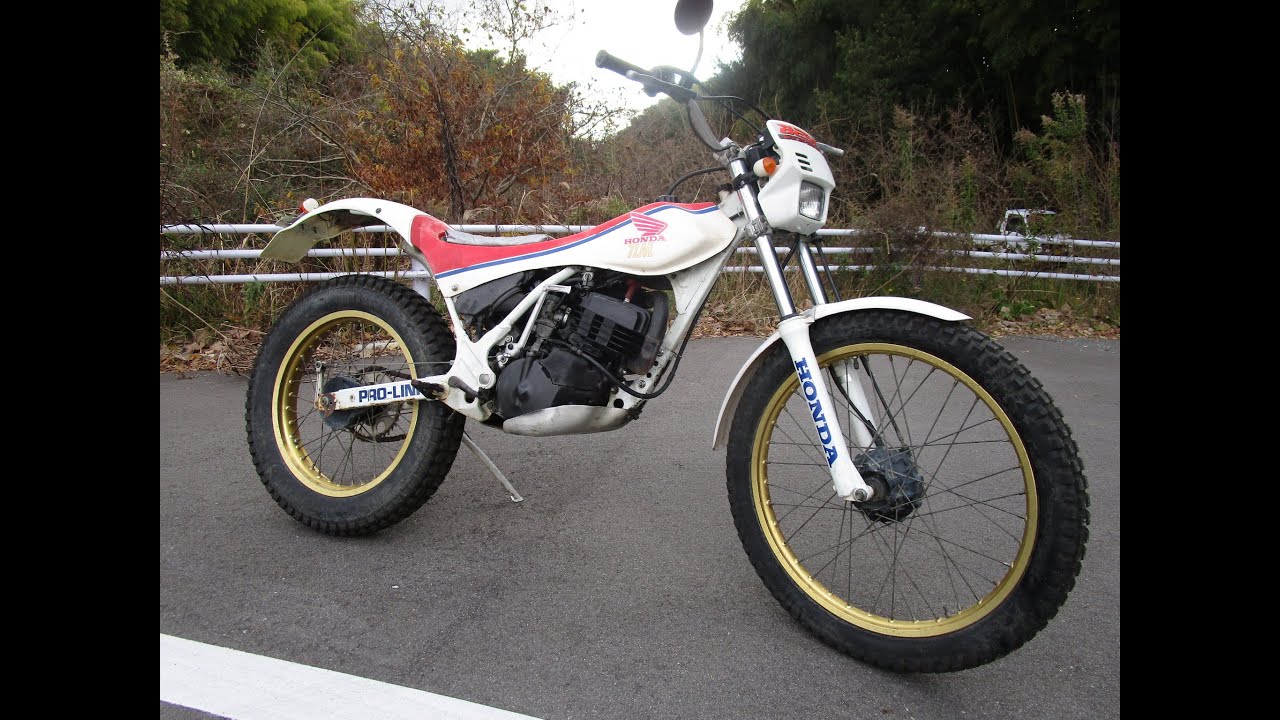 ☆1986年 TLM200R 始動走行チェック動画 MD15 HRCタンク ☆ - YouTube