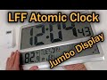 Lff atomic wall clock lwc215 45 numbers outdoor temperature digital battery operated quick review