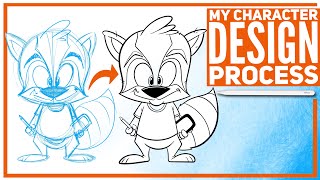 How I Design a Character: Making a Mascot For My Channel! screenshot 2