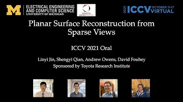 Planar Surface Reconstruction from Sparse Views